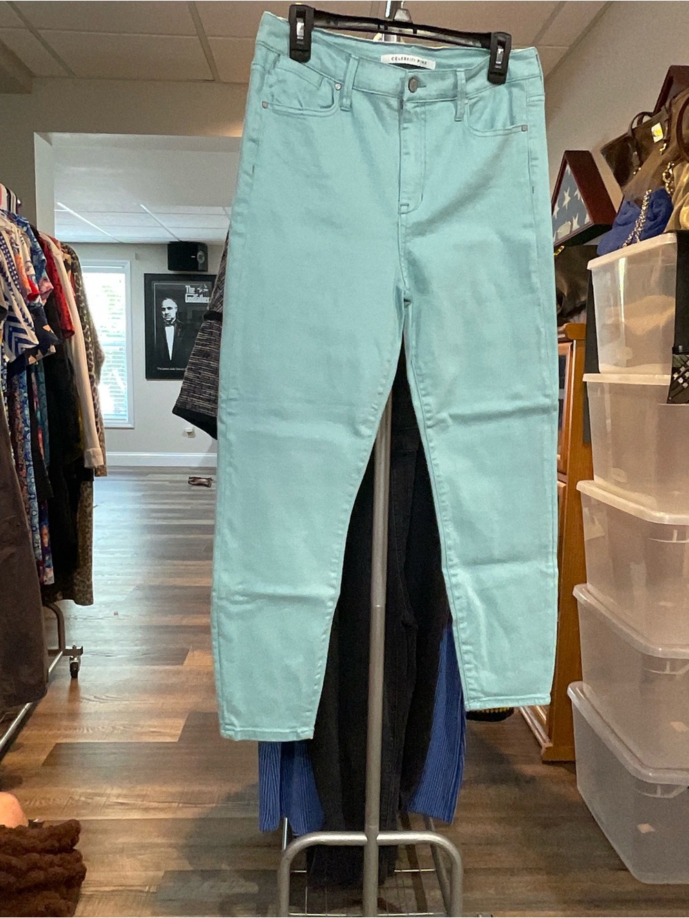Celebrity Pink Mint Skinny Jeans